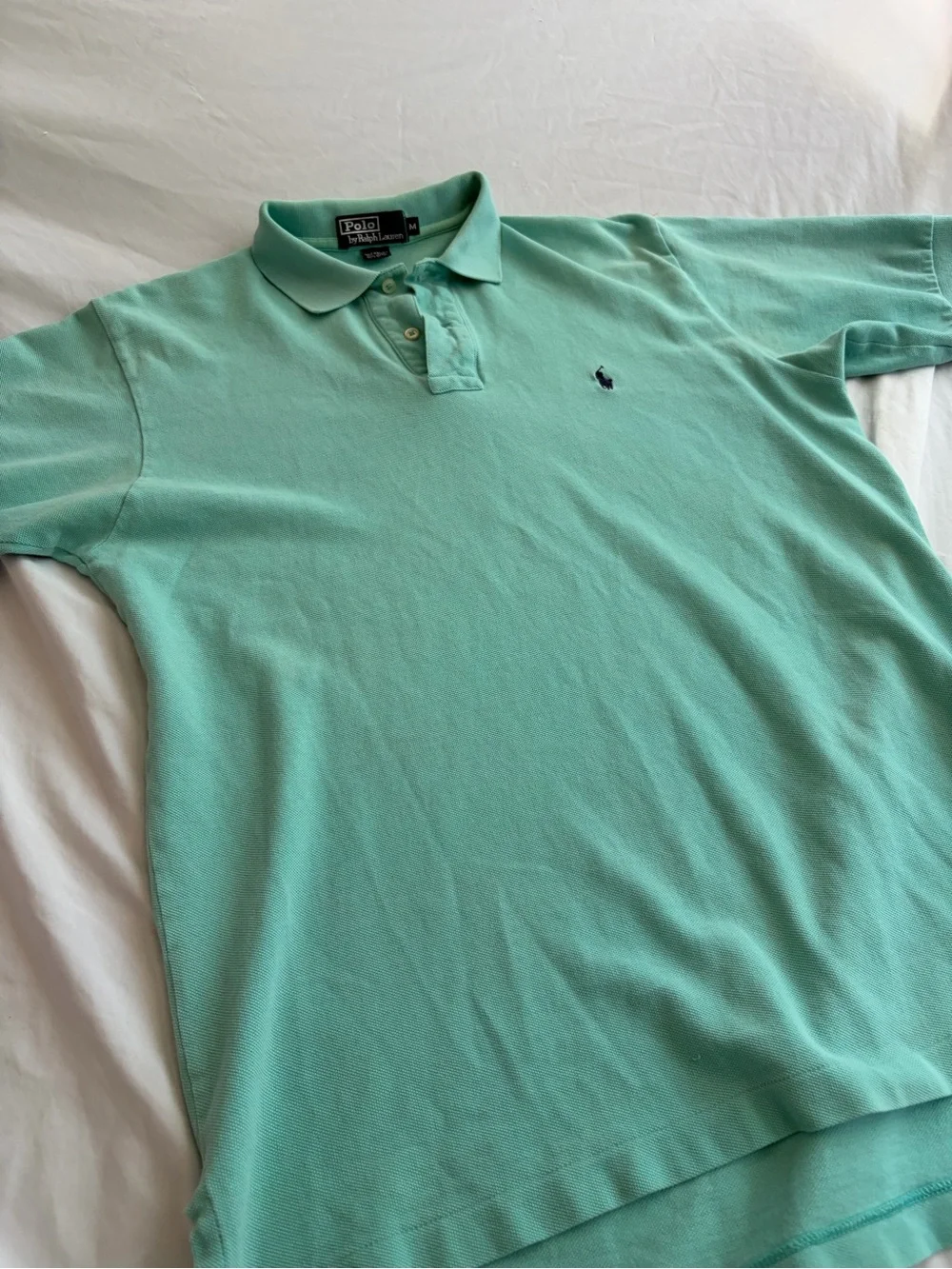 Ralph Lauren Men’s Mint Green Polo Shirt